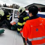 K havárii letadla v Táboře jeli hasiči, policisté i záchranáři. Šlo naštěstí jen o cvičení