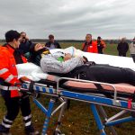 K havárii letadla v Táboře jeli hasiči, policisté i záchranáři. Šlo naštěstí jen o cvičení