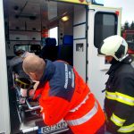 K havárii letadla v Táboře jeli hasiči, policisté i záchranáři. Šlo naštěstí jen o cvičení