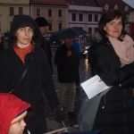 Na happeningu v Písku byla předána výzva starostce k vytvoření pietního místa