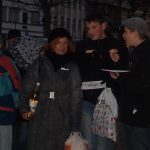 Na happeningu v Písku byla předána výzva starostce k vytvoření pietního místa