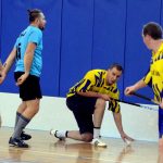 Vesnická florbalová liga v Bernarticích dnes pokračovala pěti zápasy