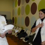 Rozsvícení vánočního stromu v nemocnici sledovala i hejtmanka kraje