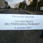 Poděbradova ulice je otevřena