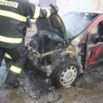 V Hrdějovicích shořel Mercedes