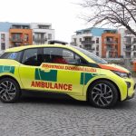 Jihočeská záchranka testuje bezplatně zapůjčený elektromobil