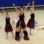 Moderní gymnastky v Bernarticích uspořádaly Vánoční besídku