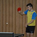 Vítězové vánočního turnaje ve stolním tenisu v Dražicích – Milan Vlček, Petr Chytil a Jakub Stuchlík