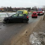 Nehoda čtyř aut u Lipna