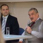 Karel Schwarzenberg v písecké Sladovně. S lidmi debatoval o volbách, vládě i táboru v Letech