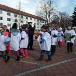 Maškarní veselí v Sezimově Ústí obstarali školáci