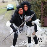 Ve Lnářích se o maškary krásně starali