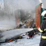 Ve Veselí nad Lužnicí hořel elektroodpad