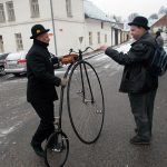 První huštění si v mrazu nenechala ujít čtyřicítka velocipedistů