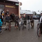 První huštění si v mrazu nenechala ujít čtyřicítka velocipedistů
