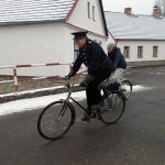První huštění si v mrazu nenechala ujít čtyřicítka velocipedistů