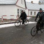 První huštění si v mrazu nenechala ujít čtyřicítka velocipedistů
