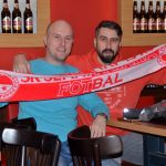 Strakoničtí fanoušci Slavie si tentokrát dali sraz v pivovaru