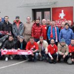 Strakoničtí fanoušci Slavie si tentokrát dali sraz v pivovaru