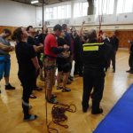 Krajskou soutěž hasičů v lezení na umělé stěně vyhrál Radek Kümmel z Tábora