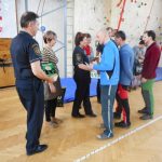 Krajskou soutěž hasičů v lezení na umělé stěně vyhrál Radek Kümmel z Tábora