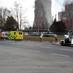 Pod temelínskými věžemi se srazila dvě osobní auta