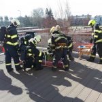 Hasiči nacvičovali zásah v píseckém Alzheimer centru Prácheň
