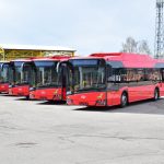 CNG autobusy českobudějovické MHD načerpají plyn z nové stanice