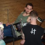 Tattoo Jam s vrhačem nožů a věšením na háky