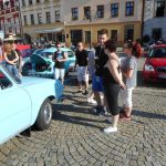 Závod veteránů mířil z Tábora do Rakouska a zase zpátky