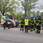 Hasiči nacvičovali montáž protipovodňové bariéry na budějovickém nábřeží