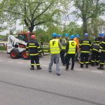 Hasiči nacvičovali montáž protipovodňové bariéry na budějovickém nábřeží