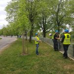Hasiči nacvičovali montáž protipovodňové bariéry na budějovickém nábřeží