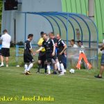 Sedmibrankovou přestřelku mezi Planou a Veselím rozetnul Petr Daněk