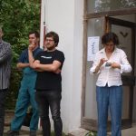 V galerii vznikl reliéf Patrika Pelikána z malty