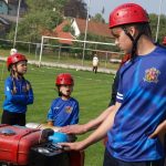 Do požárního útoku vyrazila mládež i nejmenší požárníci z přípravek