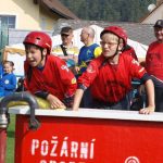 Do požárního útoku vyrazila mládež i nejmenší požárníci z přípravek