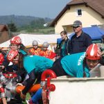 Do požárního útoku vyrazila mládež i nejmenší požárníci z přípravek