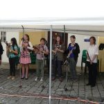 Akce ZUŠ Open ve Strakonicích zmokla, mladí umělci přesto hráli