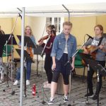 Akce ZUŠ Open ve Strakonicích zmokla, mladí umělci přesto hráli