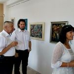 Dospělí žáci malíře Teodora Buzu vystavují v plánské obřadní síni