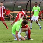 Domácí se po dobrém výkonu loučili s třetí ligou prohrou