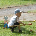 V Kovářově připravili pro děti plno zábavy na návsi