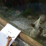 Výtvarníci z domu dětí se loučí s kroužkem v Makově mezi zvířátky