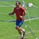 Sedličtí vědí, jak pobavit. V létě uspořádali závod v zimním sportu