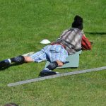 Sedličtí vědí, jak pobavit. V létě uspořádali závod v zimním sportu