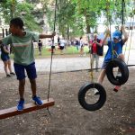V Palackého sadech vyrostl lanový park