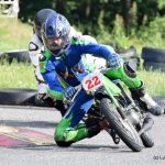 Závody malých motorek zpestřily prázdninový víkend