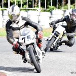 Závody malých motorek zpestřily prázdninový víkend