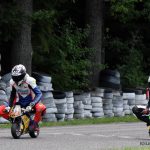Závody malých motorek zpestřily prázdninový víkend